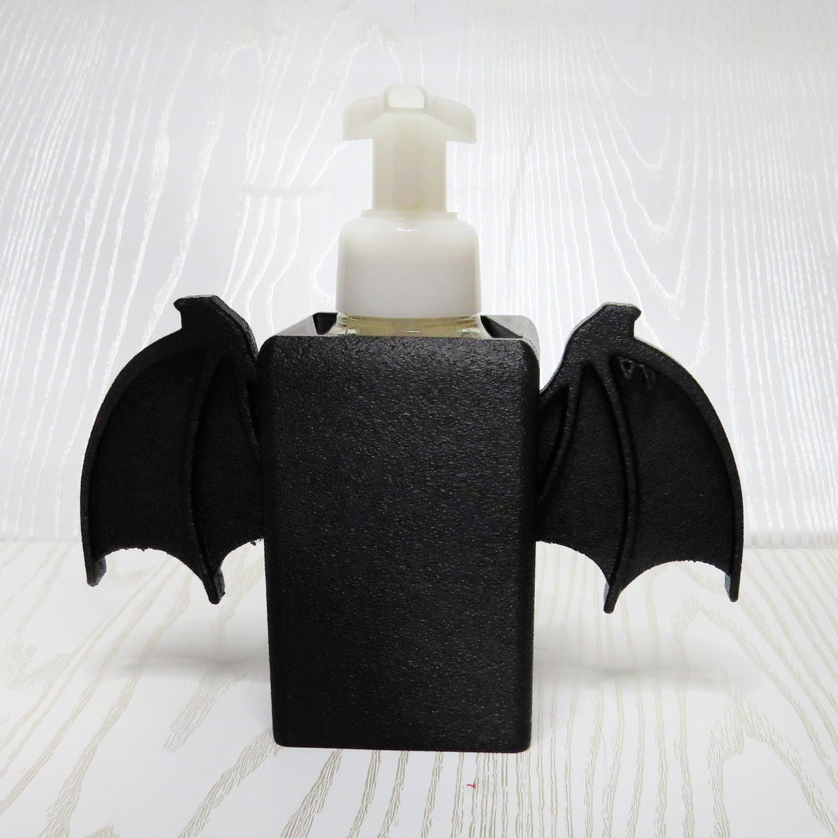 Bat Wing Foaming Soap Holder — Spooky Halloween Bathroom Decor for BBW Bottles