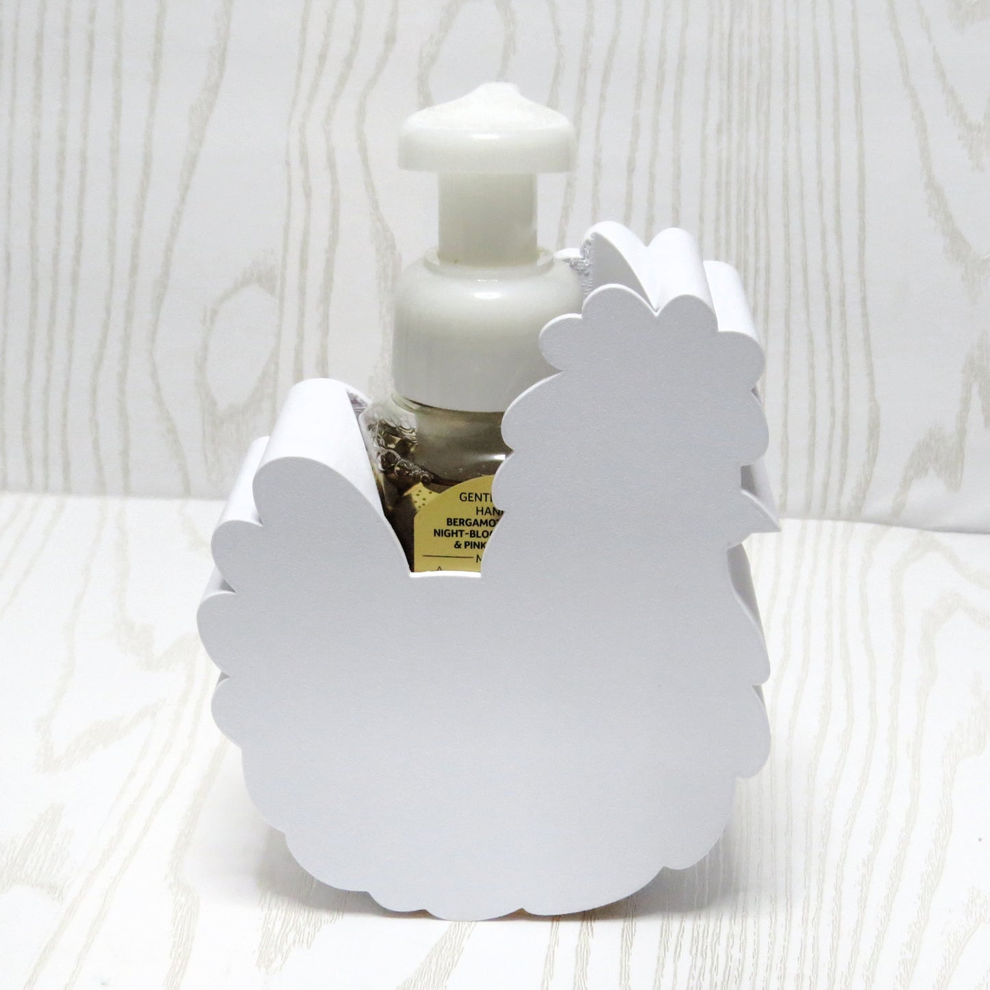 Silkey Chicken Foaming Soap Holder – Farmhouse Kitchen & Bathroom Countertop Decor