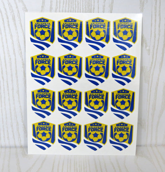 Columbus Force Soccer Temporary Tattoos - Team Spirit