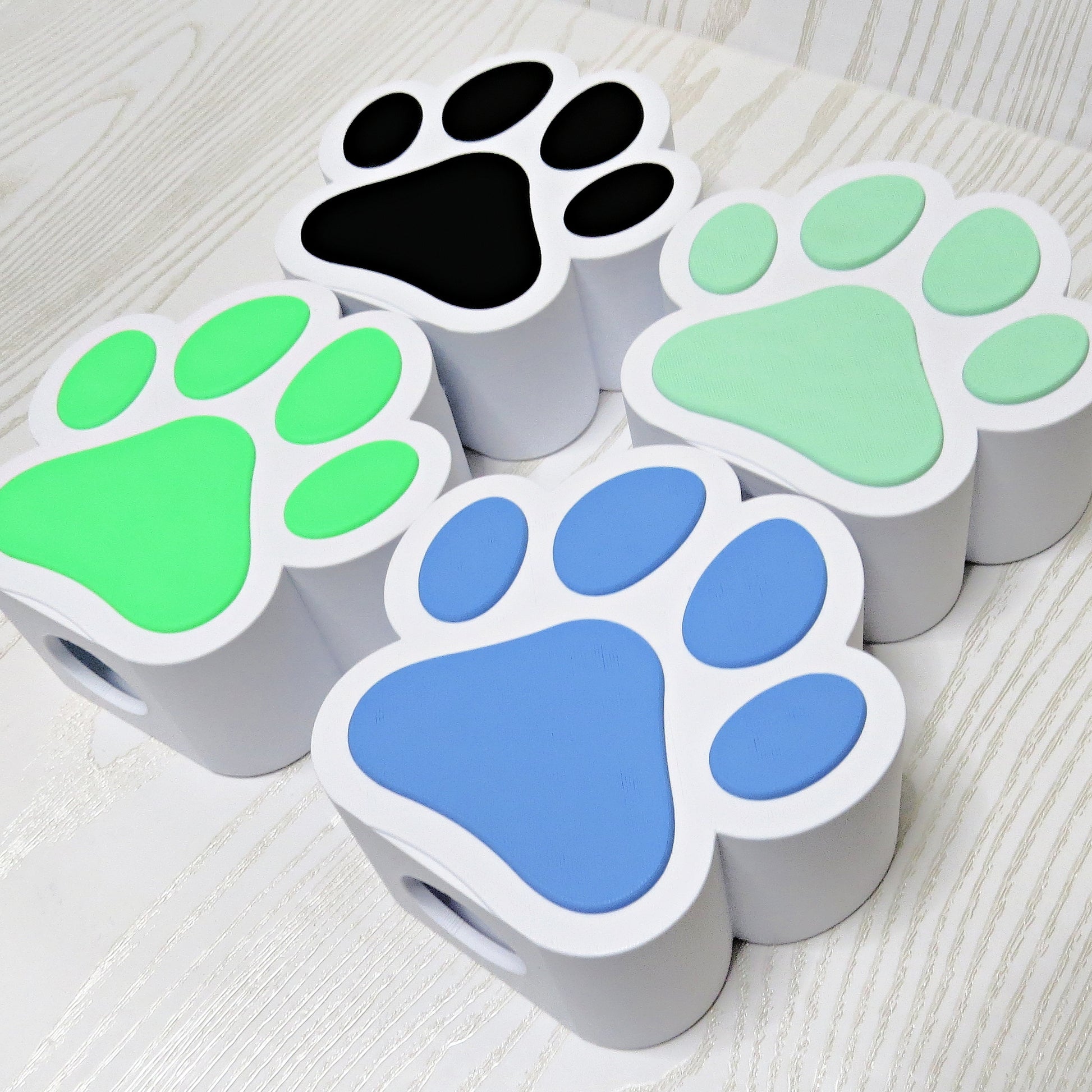 Dog Paw Soap Holder for Foaming Hand Soap | Cute Pet Bathroom Decor - back of product