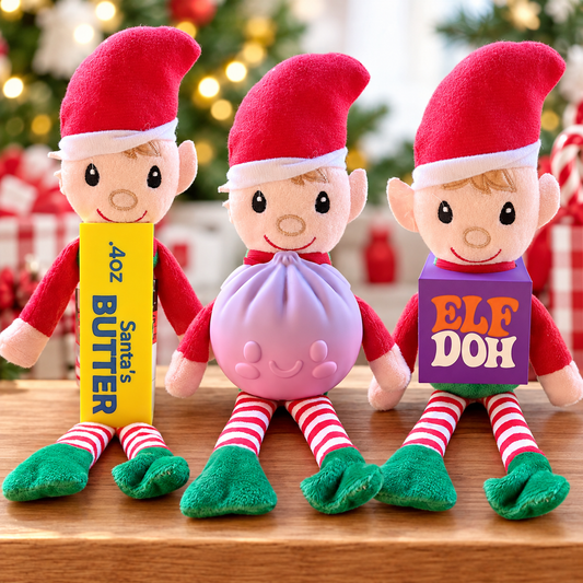 3D Printed Elf Costume Accessories — Butter, Dumpling, and Doh Prop Set for Shelf Elves