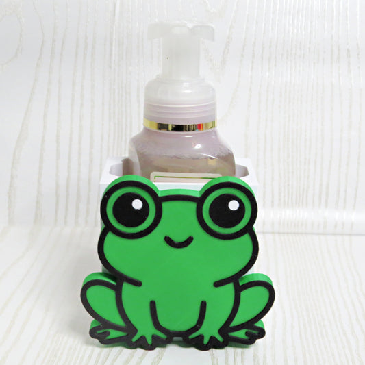 Frog Foaming Soap Holder — Bath and Body Works Compatible Cute Animal Bathroom Decor Stand