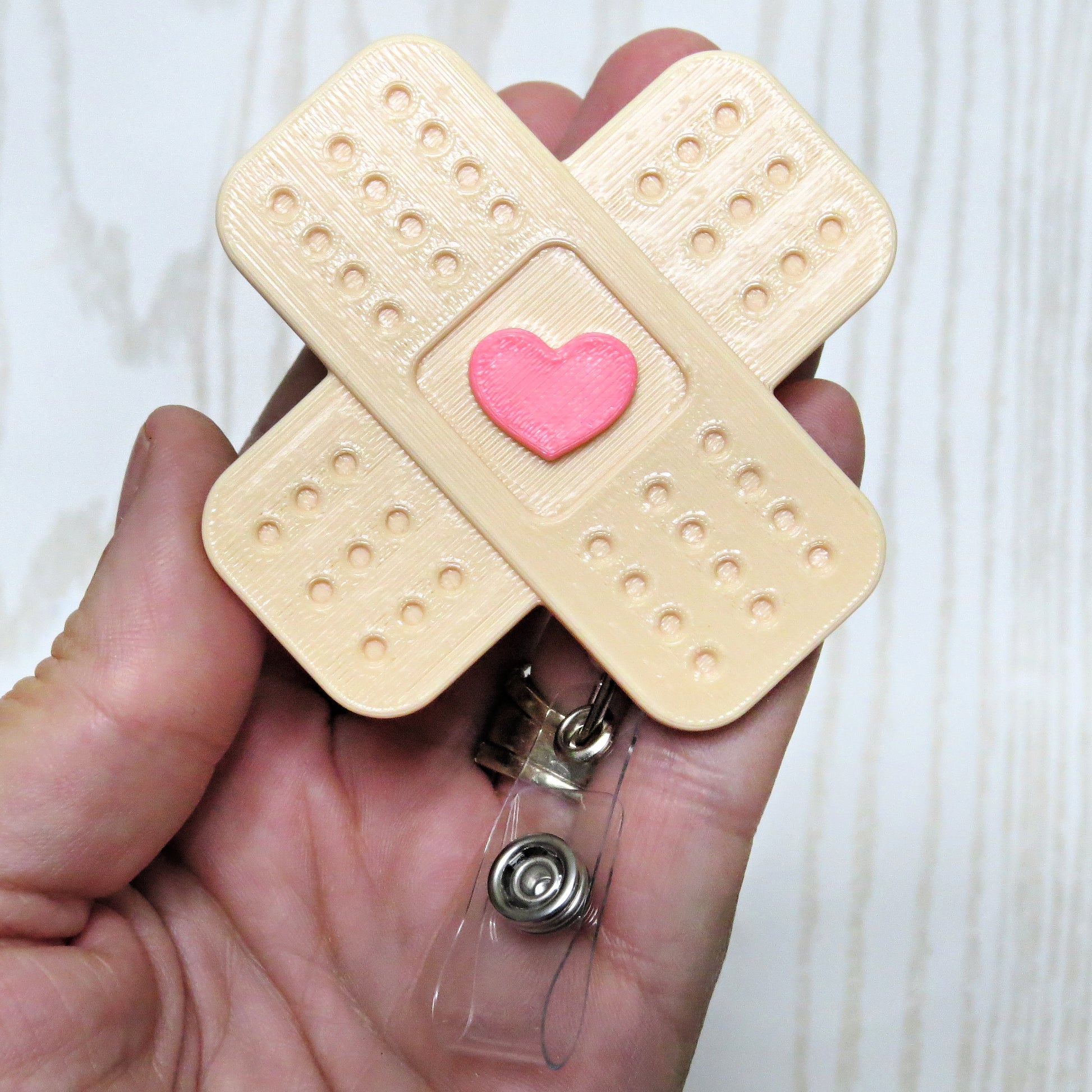 Nurse bandage badge reel cute medical id holder