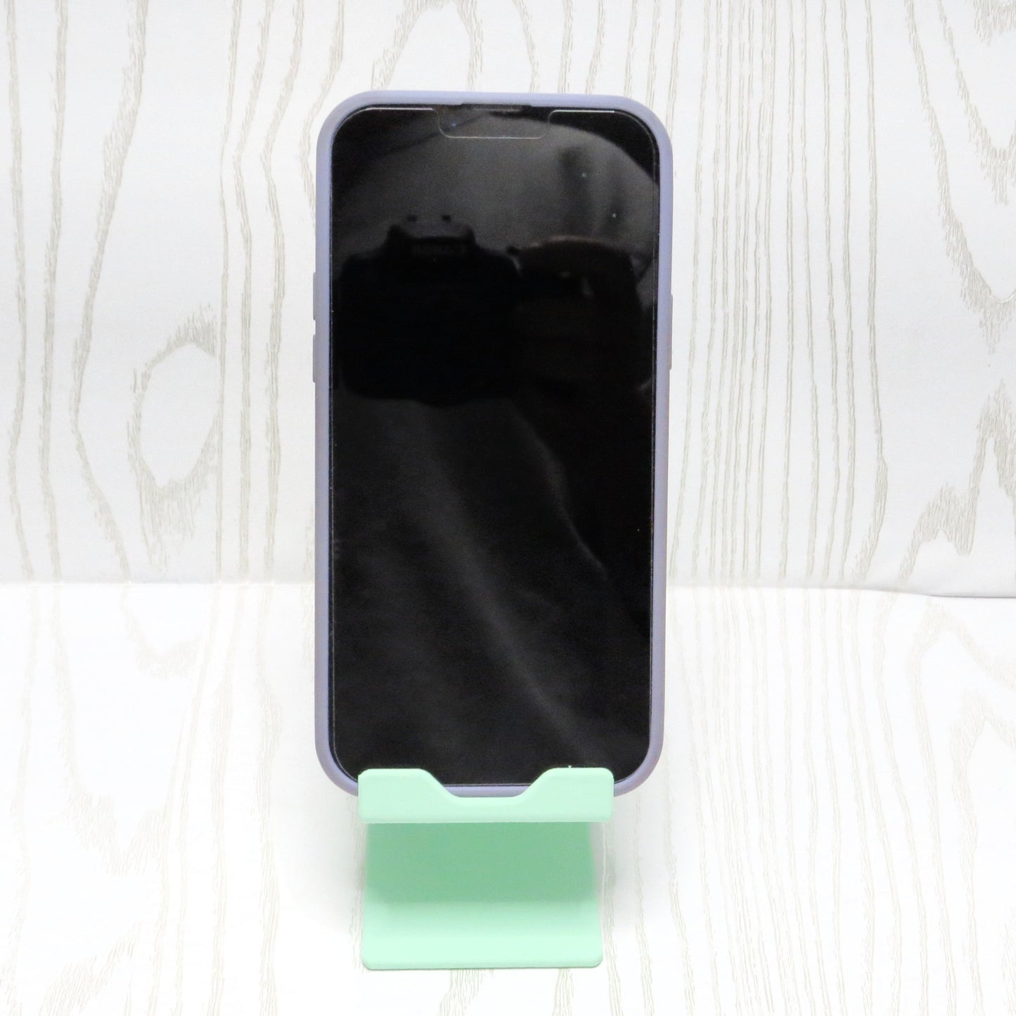 Personalized 3D Printed Cell Phone Holder with Custom Name - lifestyle in-use display