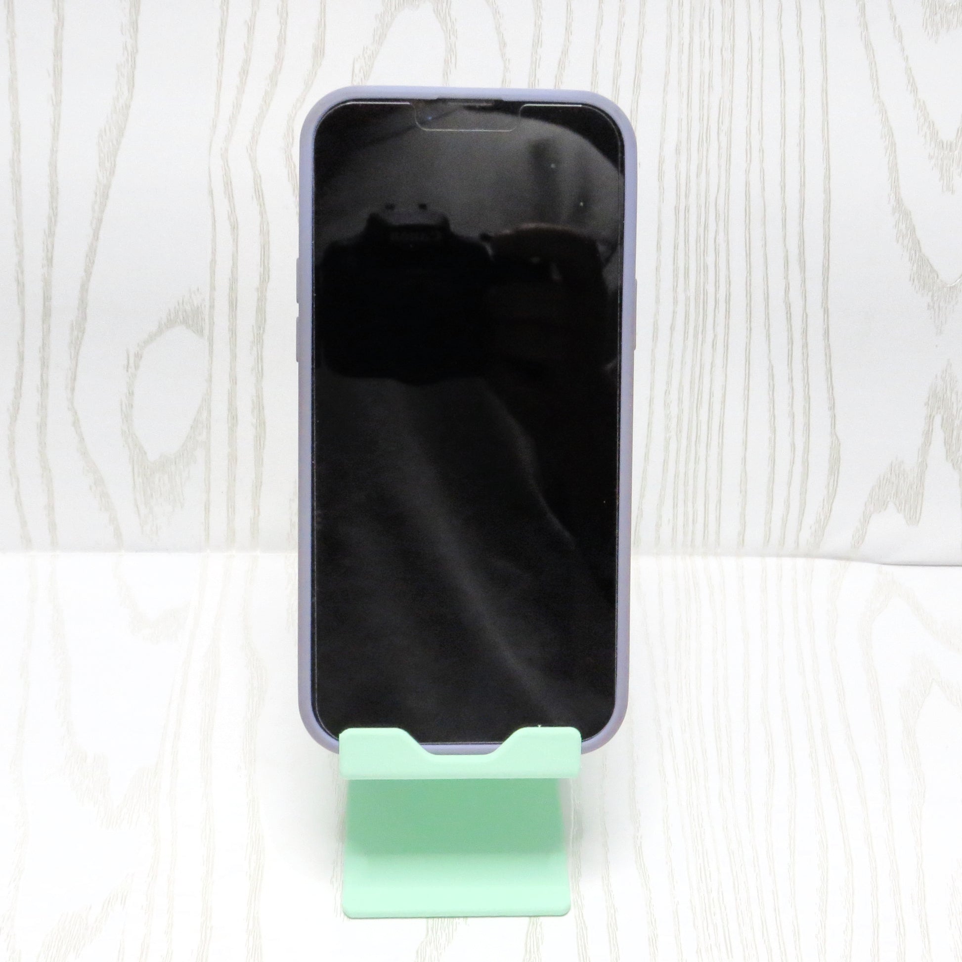 Personalized 3D Printed Cell Phone Holder with Custom Name - lifestyle in-use display