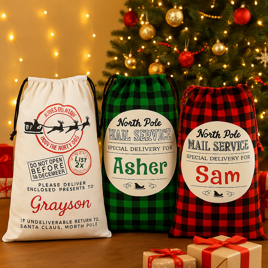 Personalized Santa Sack – XL Christmas Gift Bag