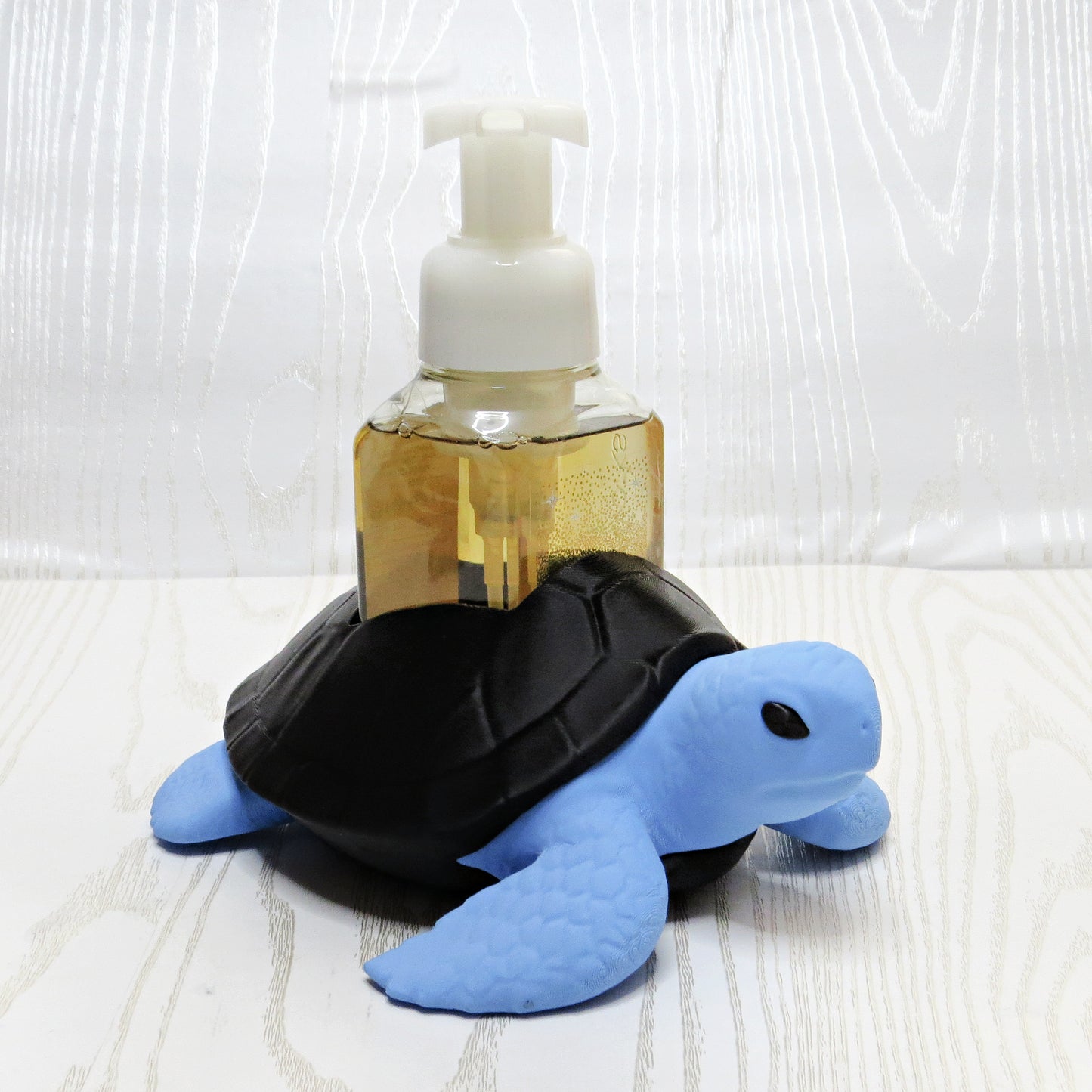 Sea turtle bbw foaming soap holder coastal bathroom decor