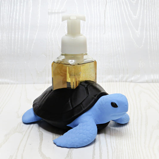 Sea turtle bbw foaming soap holder coastal bathroom decor