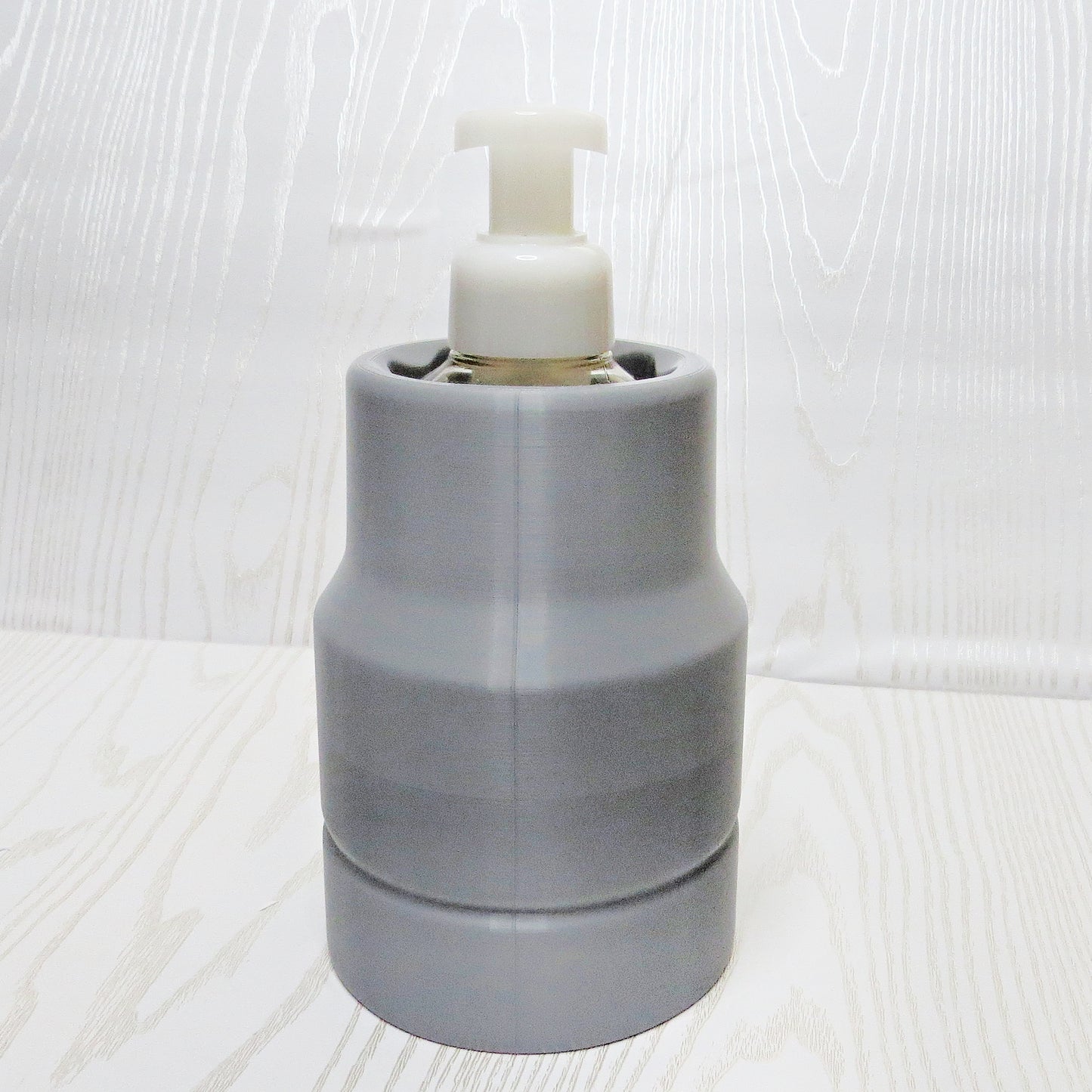 10mm Socket Foaming Soap Holder - Funny Dad Gift - lifestyle with soap bottle inserted