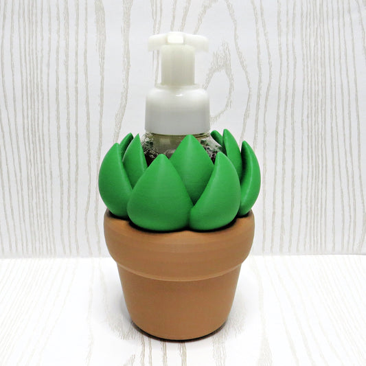 succulent-bath-and-body-works-soap-holder-faux-plant-decorative-foam-soap-dispenser-stand-for-bathroom-or-kitchen-countertop