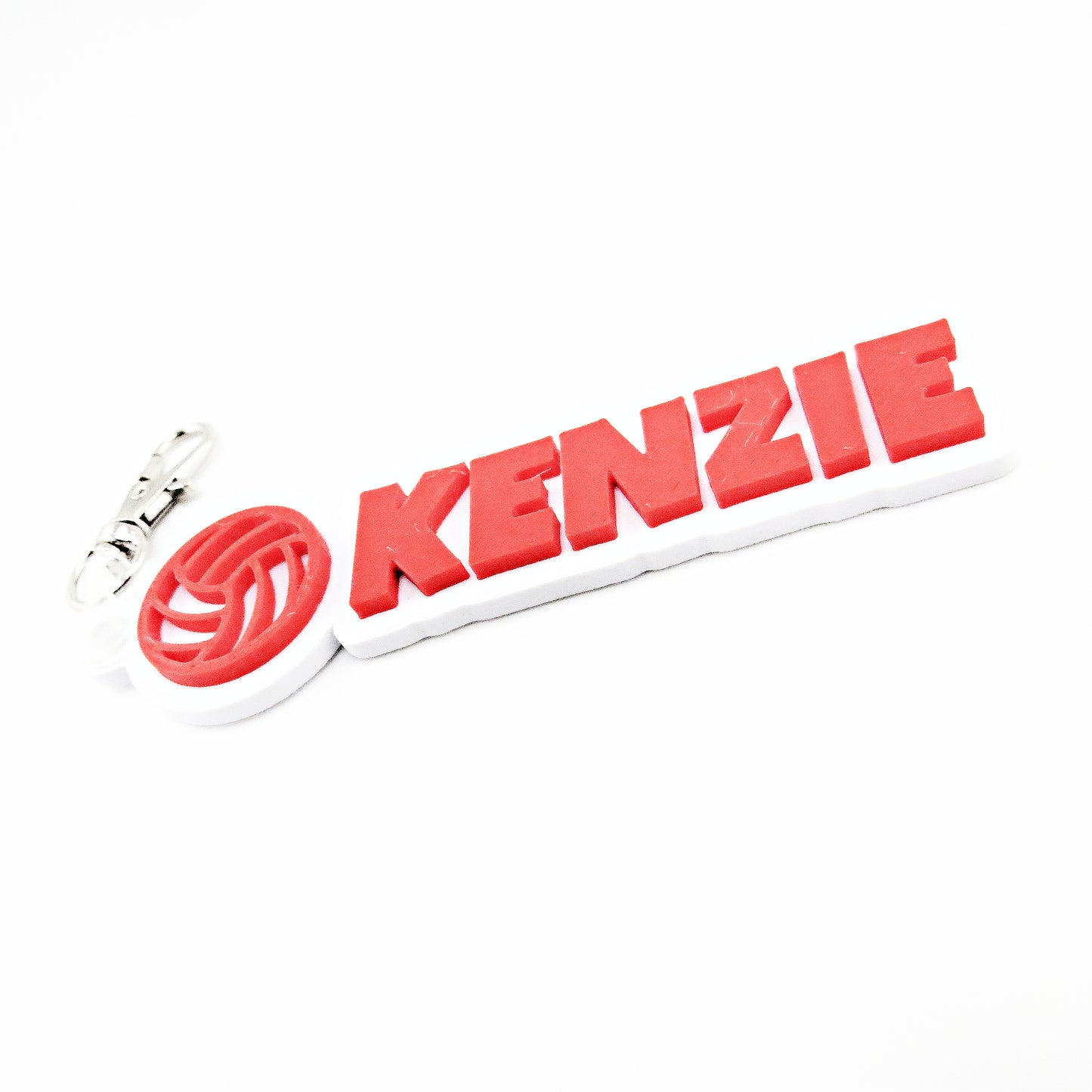 Personalized 3D Volleyball Keychain – Custom Name Sports Bag Tag for Backpacks & Team Gifts