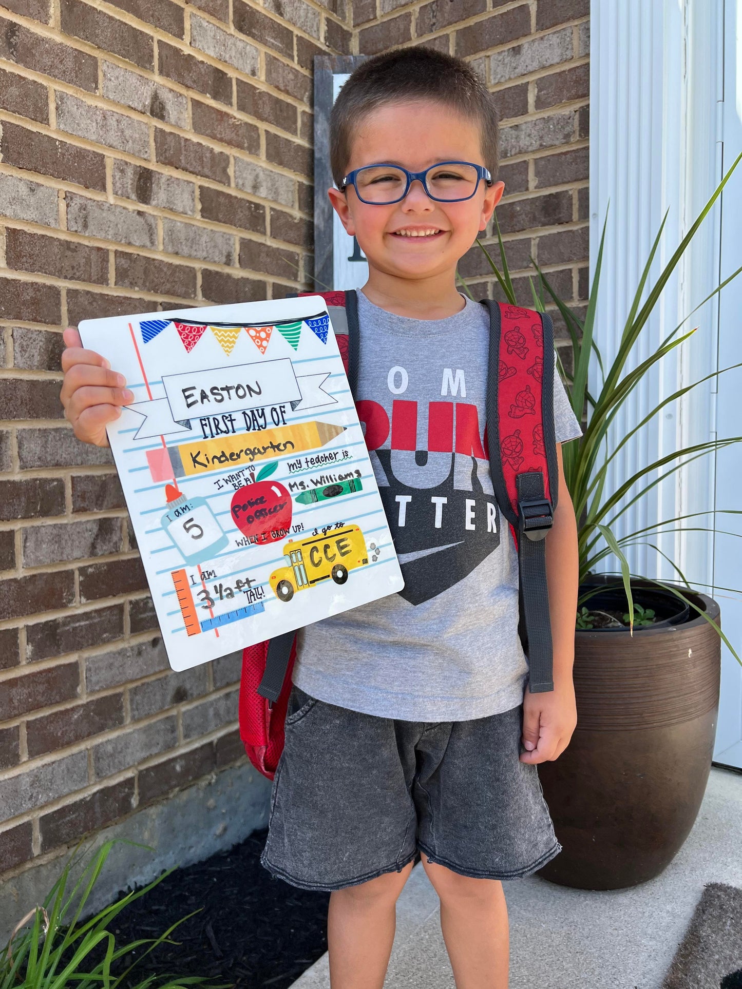 Last Day of School Sign - First Day of School Board - First and Last Day of School Dry Erase Board